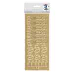 Ursus KREATIV STICKER 10x23CM,MOTIV 75,1ST.GOLD