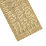 Ursus KREATIV STICKER 10x23CM,MOTIV 75,1ST.GOLD