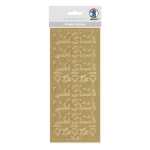 Ursus KREATIV STICKER 10x23CM,MOTIV 81,1ST.GOLD