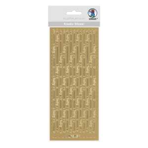 Ursus KREATIV STICKER 10x23CM,MOTIV 85,1ST.GOLD