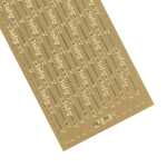 Ursus KREATIV STICKER 10x23CM,MOTIV 85,1ST.GOLD