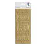 Ursus KREATIV STICKER 10x23CM,MOTIV 86,1ST.GOLD