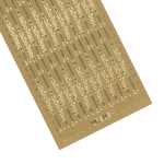 Ursus KREATIV STICKER 10x23CM,MOTIV 86,1ST.GOLD