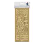 Ursus KREATIV STICKER 10x23CM,MOTIV 89,1ST.GOLD