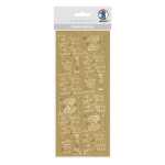 Ursus KREATIV STICKER 10x23CM,MOTIV 96,1ST.GOLD