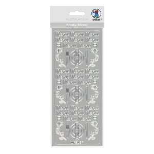 Ursus KREATIV STICKER 10x23CM,MOTIV 04,1ST.SILBER