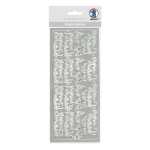 Ursus KREATIV STICKER 10x23CM,MOTIV 10,1ST.SILBER