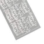 Ursus KREATIV STICKER 10x23CM,MOTIV 10,1ST.SILBER