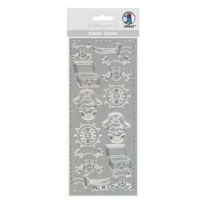 Ursus KREATIV STICKER 10x23CM,MOTIV 100,1ST.SILBER