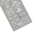 Ursus KREATIV STICKER 10x23CM,MOTIV 100,1ST.SILBER