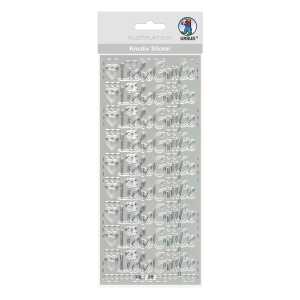 Ursus KREATIV STICKER 10x23CM,MOTIV 102,1ST.SILBER