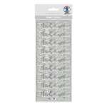 Ursus KREATIV STICKER 10x23CM,MOTIV 102,1ST.SILBER