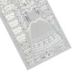 Ursus KREATIV STICKER 10x23CM,MOTIV 104,1ST.SILBER