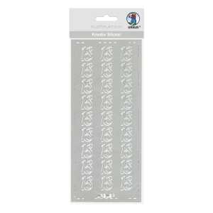 Ursus KREATIV STICKER 10x23CM,MOTIV:111,1ST.SILBER