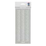 Ursus KREATIV STICKER 10x23CM,MOTIV:111,1ST.SILBER
