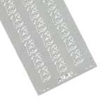 Ursus KREATIV STICKER 10x23CM,MOTIV:111,1ST.SILBER