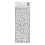 Ursus KREATIV STICKER 10x23CM,MOTIV:112,1ST. SILBER