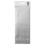 Ursus KREATIV STICKER 10x23CM,MOTIV:124,1ST. SILBER