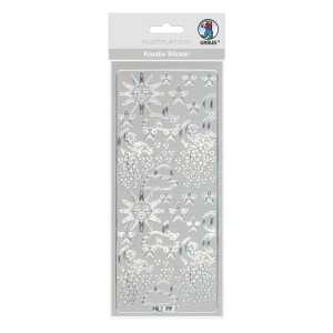 Ursus KREATIV STICKER 10x23CM,MOTIV 22,1ST.SILBER