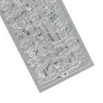 Ursus KREATIV STICKER 10x23CM,MOTIV 23,1ST.SILBER