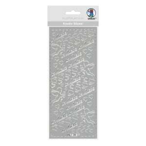 Ursus KREATIV STICKER 10x23CM,MOTIV 27,1ST.SILBER