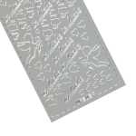 Ursus KREATIV STICKER 10x23CM,MOTIV 27,1ST.SILBER