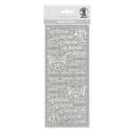 Ursus KREATIV STICKER 10x23CM,MOTIV 28,1ST.SILBER