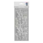 Ursus KREATIV STICKER 10x23CM,MOTIV 52,1ST.SILBER