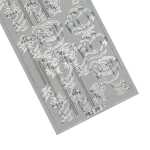 Ursus KREATIV STICKER 10x23CM,MOTIV 52,1ST.SILBER