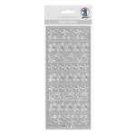 Ursus KREATIV STICKER 10x23CM,MOTIV 66,1ST.SILBER