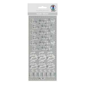 Ursus KREATIV STICKER 10x23CM,MOTIV 74,1ST.SILBER