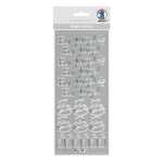 Ursus KREATIV STICKER 10x23CM,MOTIV 74,1ST.SILBER