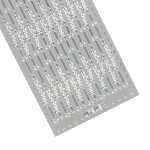 Ursus KREATIV STICKER 10x23CM,MOTIV 86,1ST.SILBER