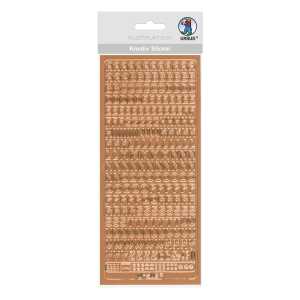 Ursus KREATIV STICKER 10x23CM,MOTIV 13,1ST.KUPFER