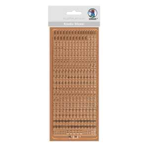 Ursus KREATIV STICKER 10x23CM,MOTIV 15,1ST.KUPFER