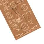 Ursus KREATIV STICKER 10x23CM,MOTIV 20,1ST.KUPFER