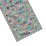 Ursus KREATIV STICKER 10x23CM,MOTIV 01,1ST.MULTIC.