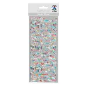 Ursus KREATIV STICKER 10x23CM,MOTIV 09,1ST.MULTIC.