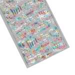 Ursus KREATIV STICKER 10x23CM,MOTIV 09,1ST.MULTIC.