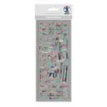 Ursus KREATIV STICKER 10x23CM,MOTIV 89,1ST.MULTIC.