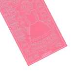 Ursus KREATIV STICKER 10x23CM,MOTIV 104,1ST.PINK