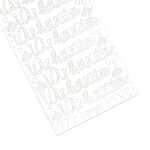 Ursus KREATIV STICKER 10x23CM,MOTIV 93,1ST.WEISS