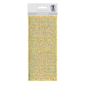 Ursus HOL.KREATIV STICKER 10x23CM,MOTIV 13,1ST.GOLD