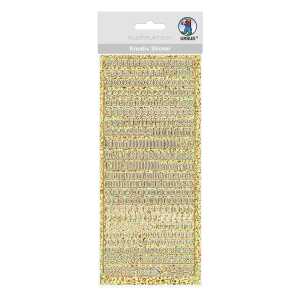 Ursus HOL.KREATIV STICKER 10x23CM,MOTIV 14,1ST.GOLD