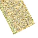 Ursus HOL.KREATIV STICKER 10x23CM,MOTIV 25,1ST.GOLD