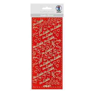Ursus HOL.KREATIV STICKER 10x23CM,MOTIV 27,1ST.ROT