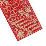 Ursus HOL.KREATIV STICKER 10x23CM,MOTIV 28,1ST.ROT