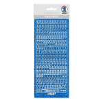 Ursus HOL.KREATIV STICKER 10x23CM,MOTIV 13,1ST.BLAU