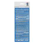 Ursus HOL.KREATIV STICKER 10x23CM,MOTIV 14,1ST.BLAU