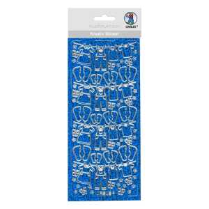 Ursus HOL.KREATIV STICKER 10x23CM,MOTIV 25,1ST.BLAU